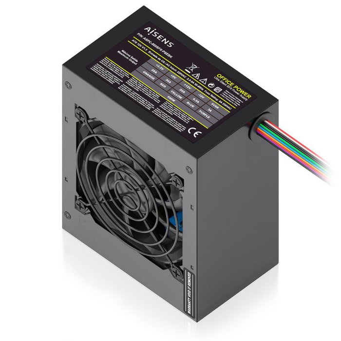 Aisens Fuente de Alimentación SFX 500W Negra ASPC-500SFX-PSEBK Aisens Fuente de Alimentación SFX 500W Negra ASPC-500SFX-PSEBK